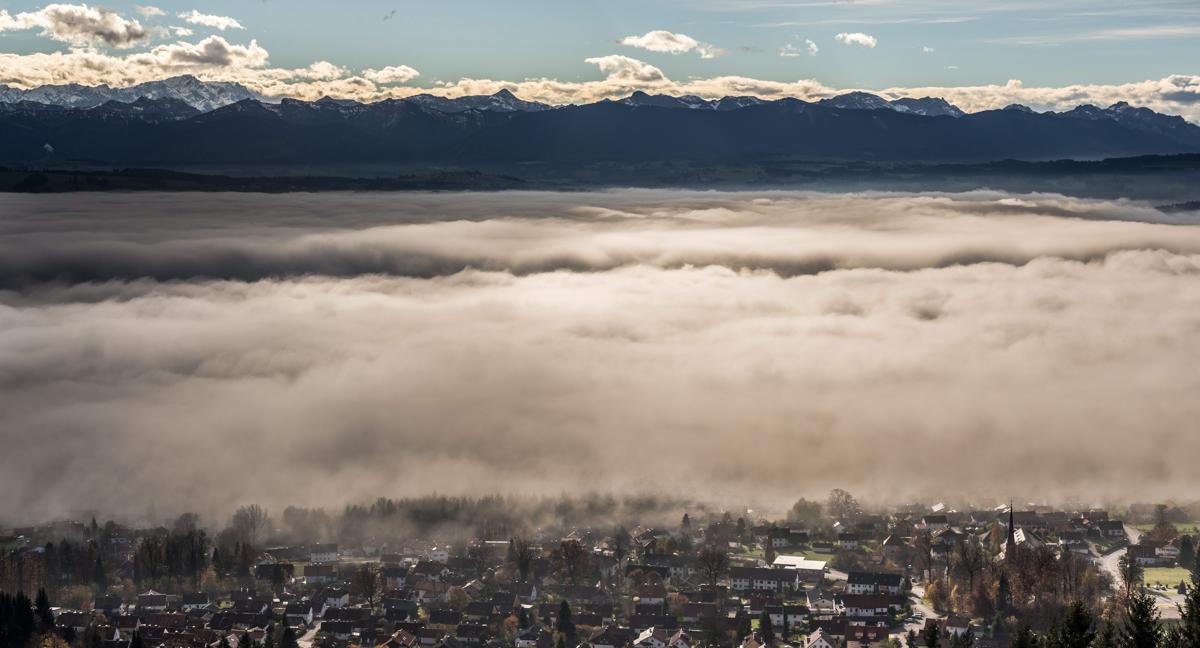 Туман над Альпами