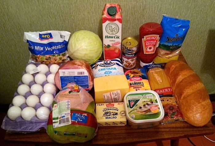 продукты на 1000 рублей