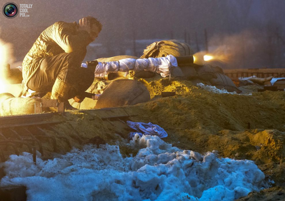 Украинский военнослужащий