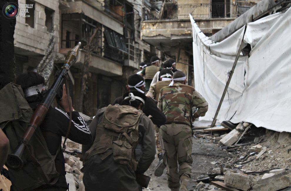 Бойцы Свободной армии Сирии