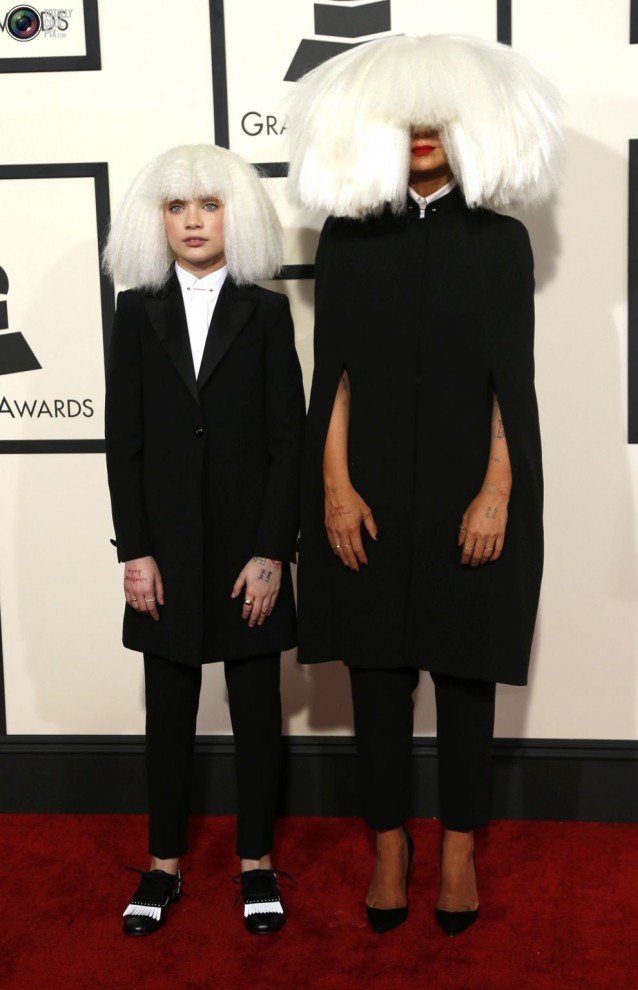 Певица Sia и танцовщица Мэдди Зиглер