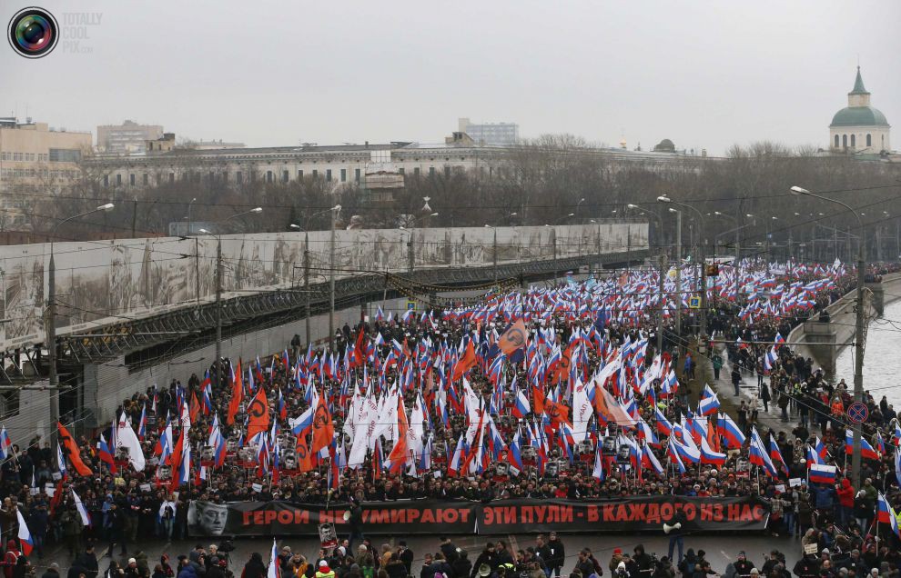 Траурный марш в память о Борисе Немцове