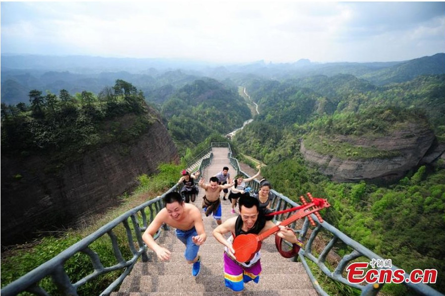 Веселый забег в Китае