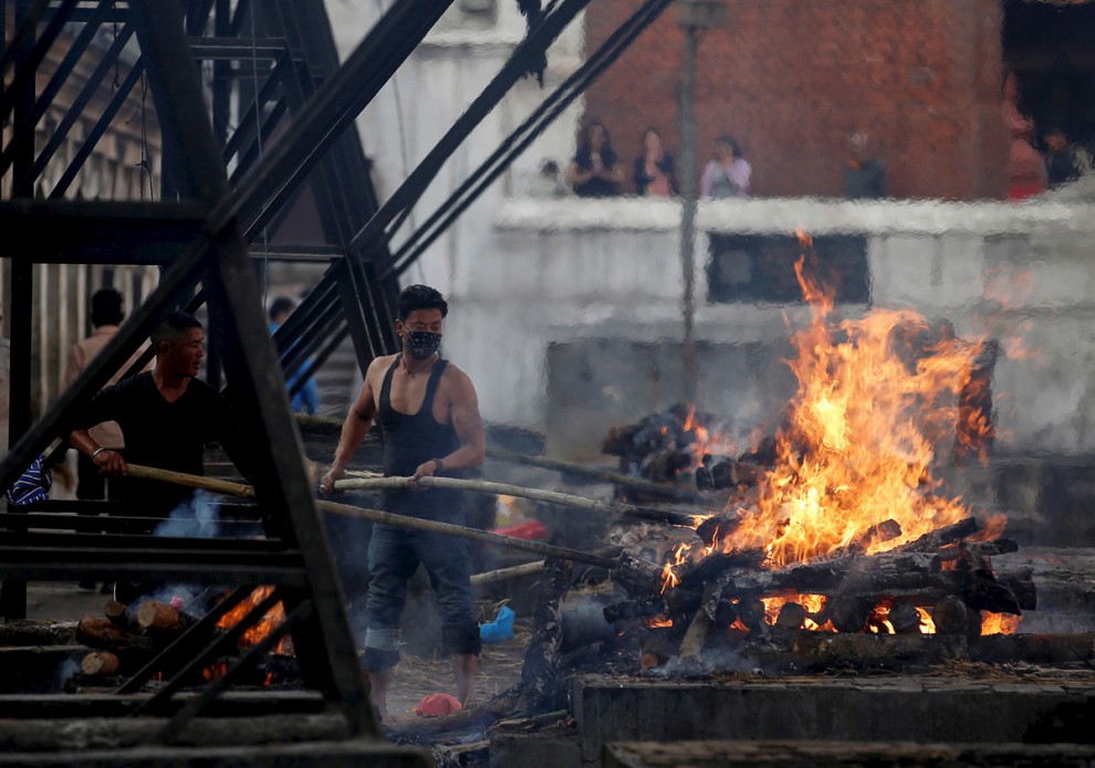 Кремация в Непале