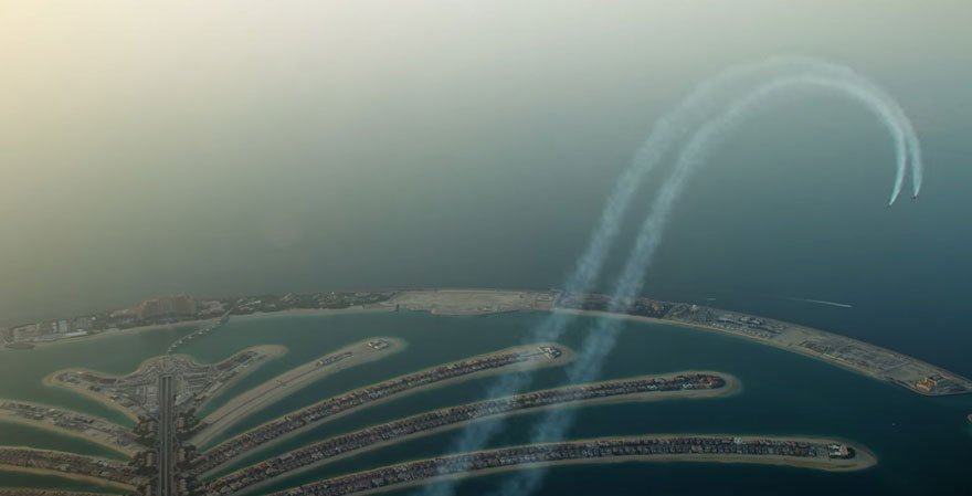 Полет над Дубаи
