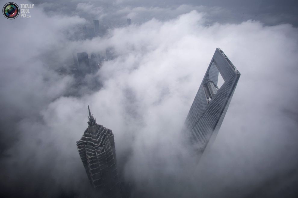 Небоскрёбы в Шанхае