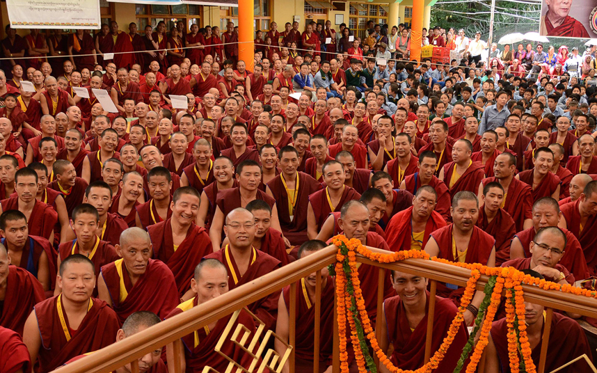 Тибетские буддистские монахи