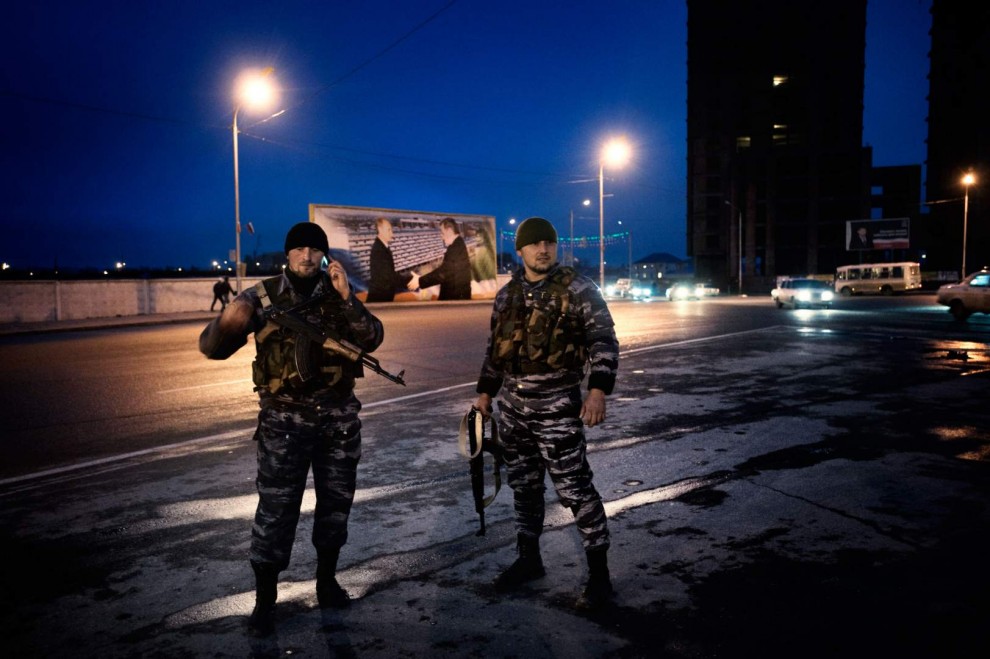 Чеченские полицейские