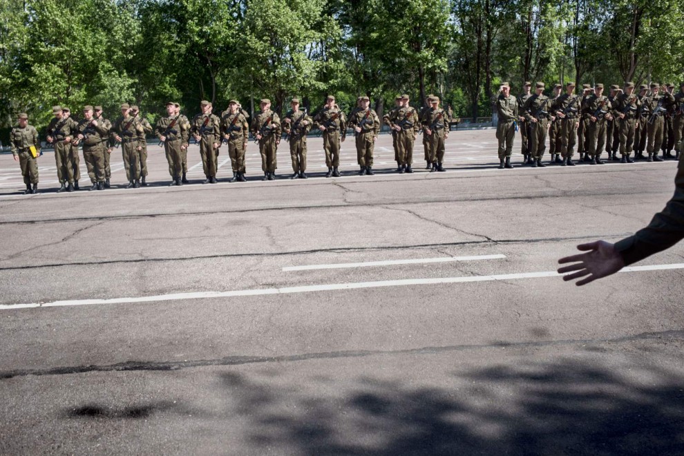 Новобранцы Национальной гвардии Украины