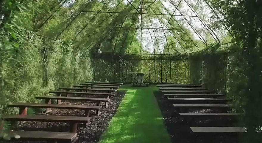 Церковь из деревьев