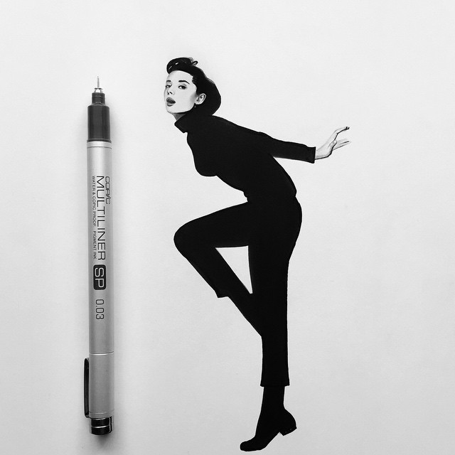 Необычайно реалистичные рисунки шариковой ручкой