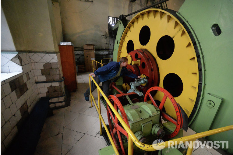 Работа шахтеров на Донбассе 