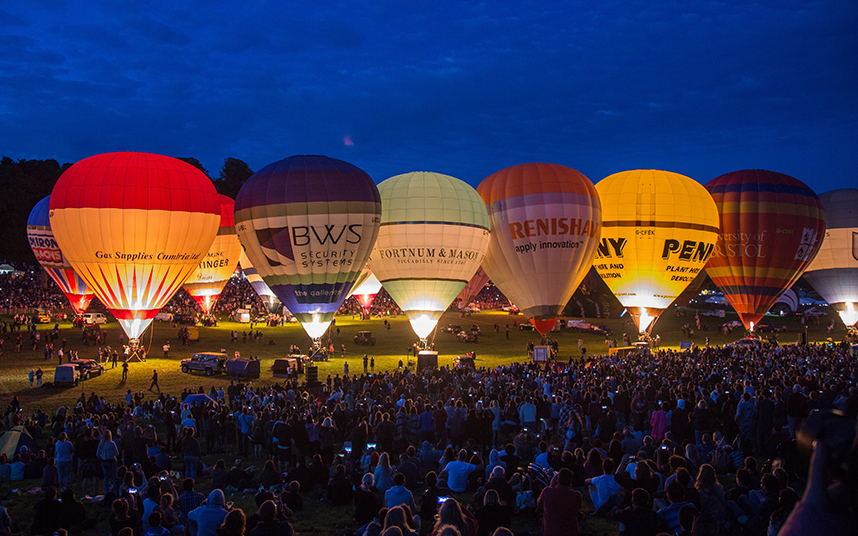 Фестиваль воздушных шаров в Бристоле 
