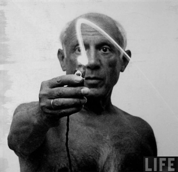 Архивные фото:  необычный Пабло Пикассо