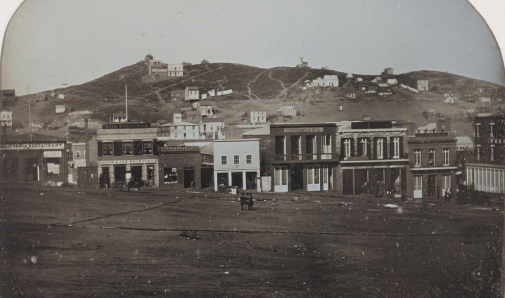 Площадь Портсмут, Сан-Франциско, Калифорния, январь 1851 года