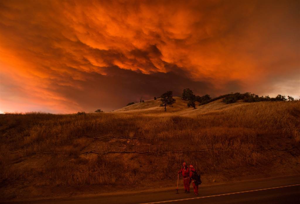 Пожар в Калифорнии 