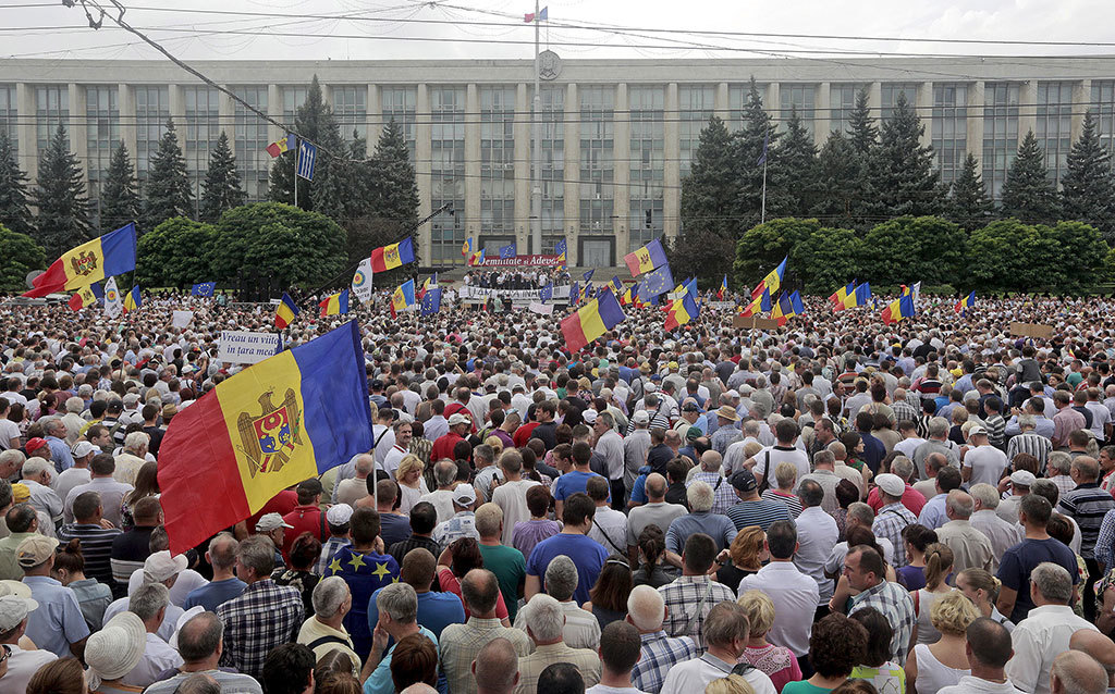В Кишиневе проходит антиправительственная акция