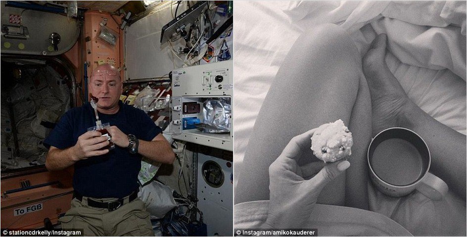 "Год на орбите": как астронавт Скотт Келли поддерживает отношения с любимой через Инстаграм