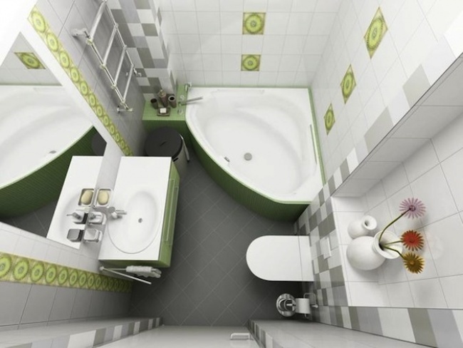 Отличные идеи для маленькой ванной комнаты