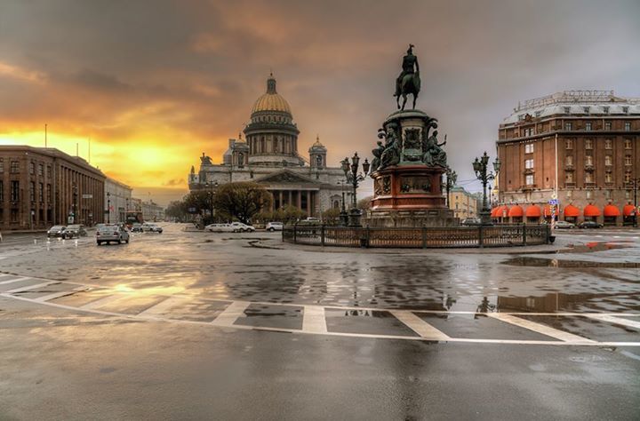 Рассветы и закаты в Санкт-Петербурге