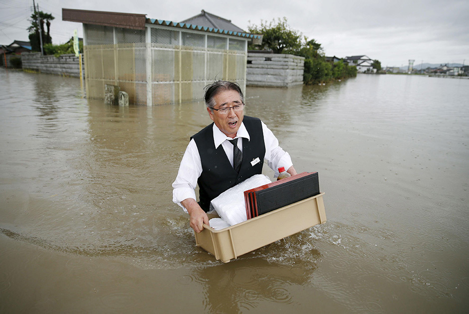 Что наделал в Японии тропический шторм