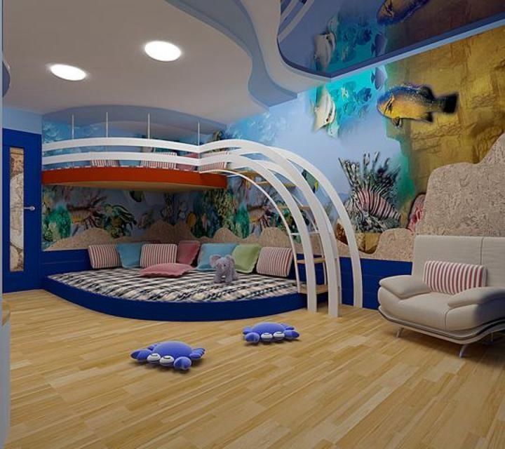 Самые необычные дизайны детских комнат