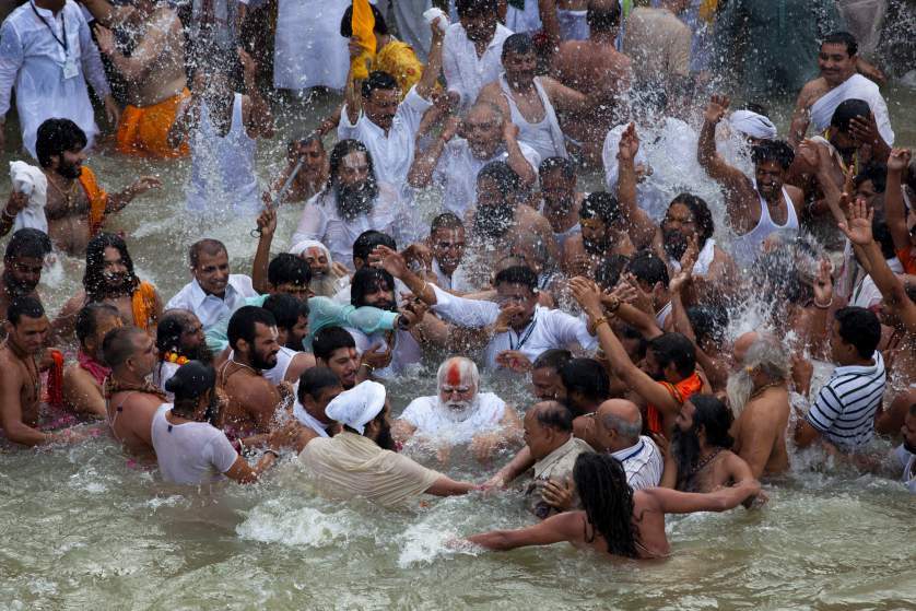 Праздник Кумбха-мела в Индии