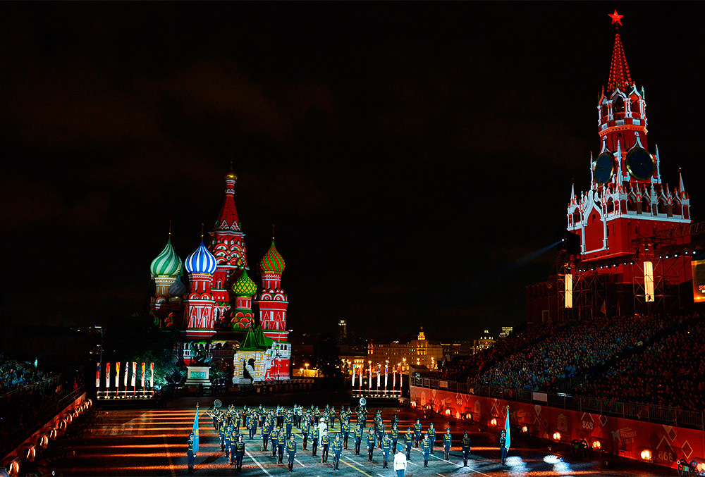 Открытие фестиваля «Спасская башня» на Красной площади