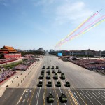 Грандиозный военный парад в Китае