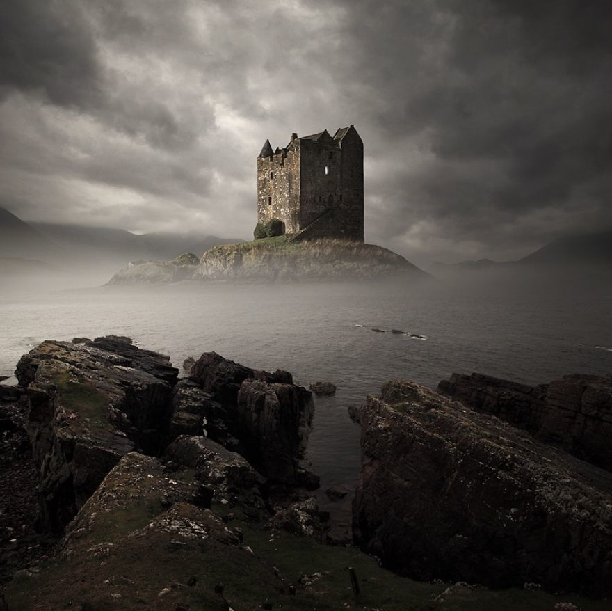 Замок Сталкер, Шотландия.