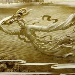 Реалистичные скульптуры из дерева от китайских мастеров