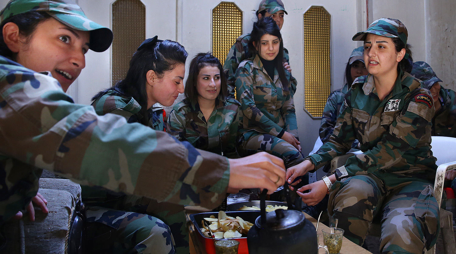 Женский батальон на войне в Сирии 