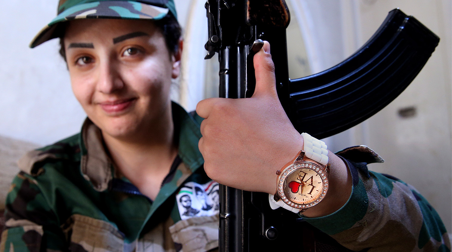 Женский батальон на войне в Сирии 