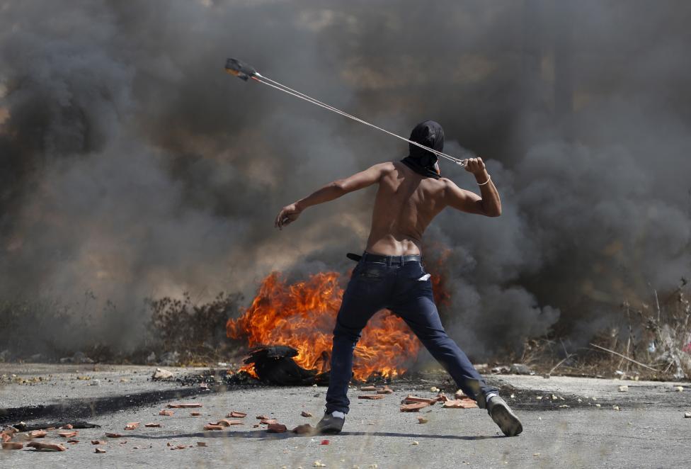 Палестинский демонстрант
