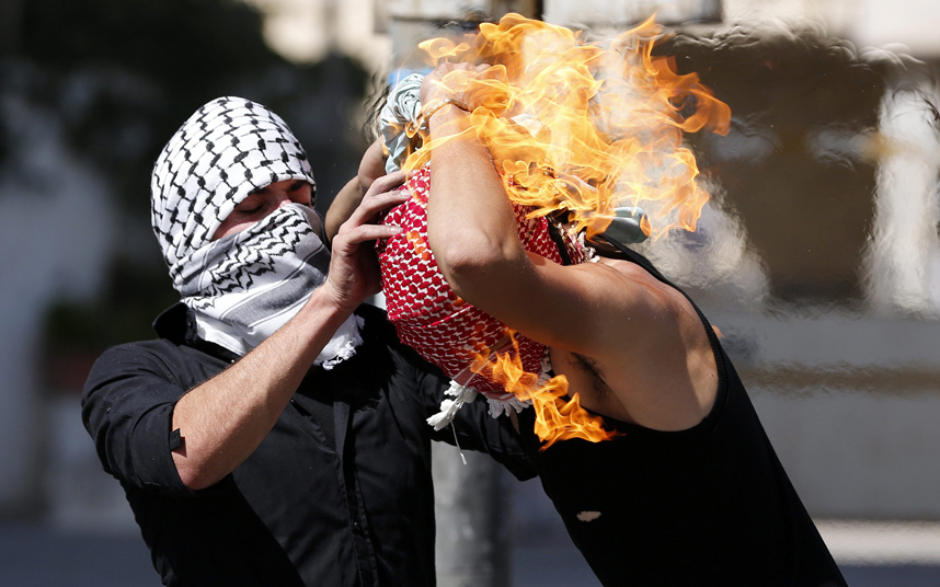 Палестинский демонстрант 