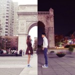 Влюблённые, живущие в разных странах, создают коллажи из фотографий, снятых на расстоянии