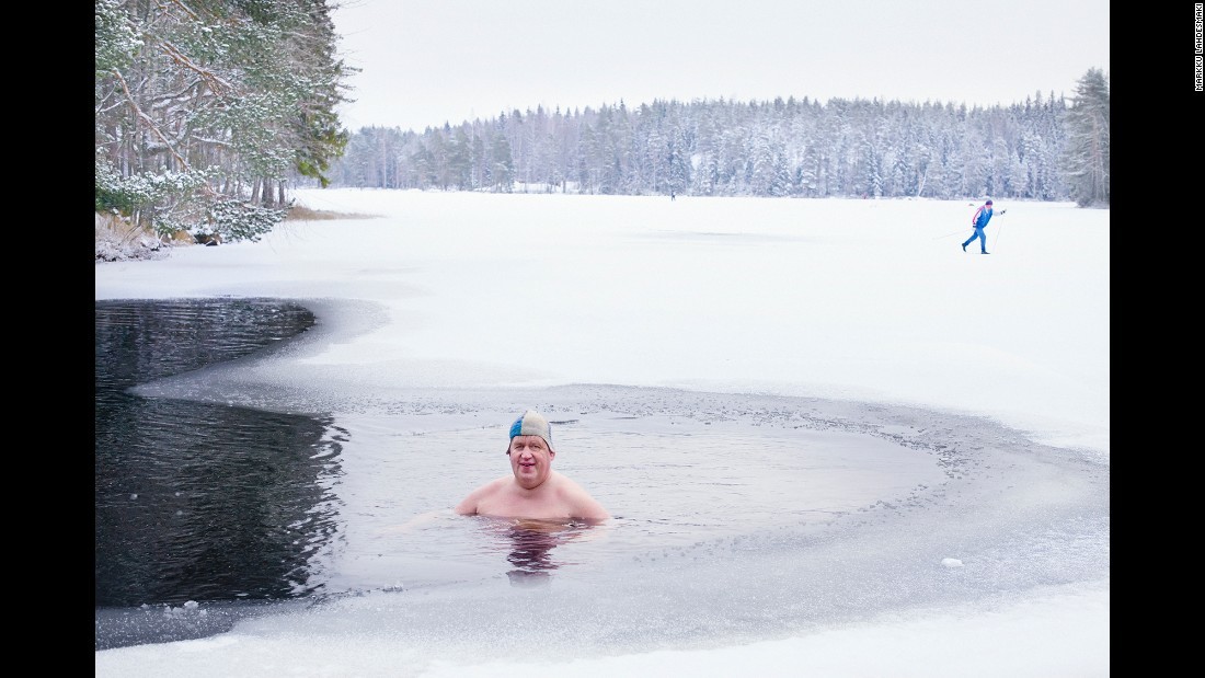 Зимние заплывы в Финляндии