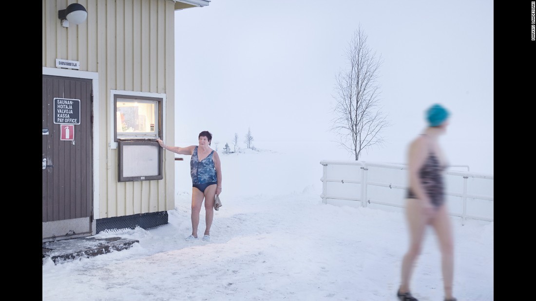 Зимние заплывы в Финляндии