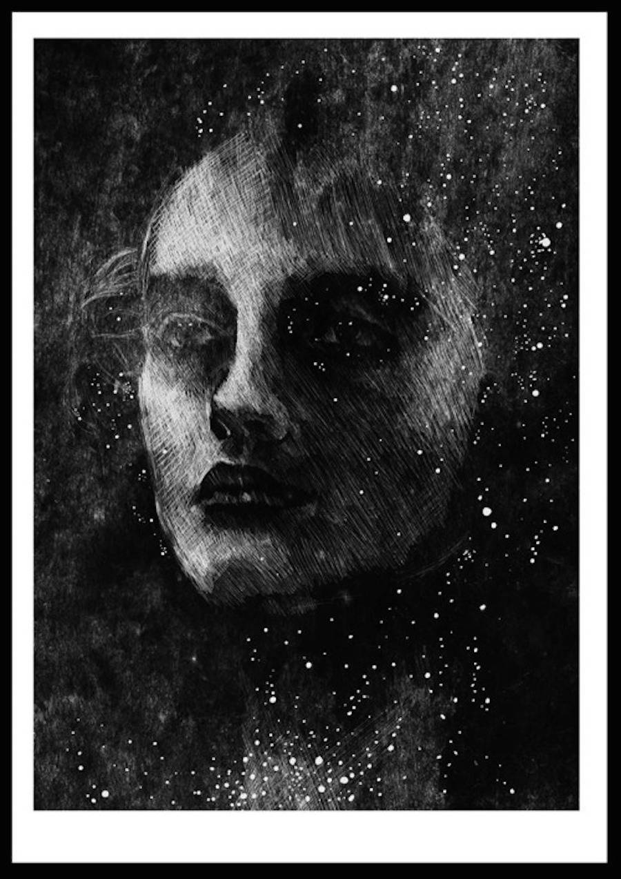 Ночные кошмары в черно-белых портретах 