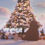 Медведь и заяц: трогательная рождественская реклама