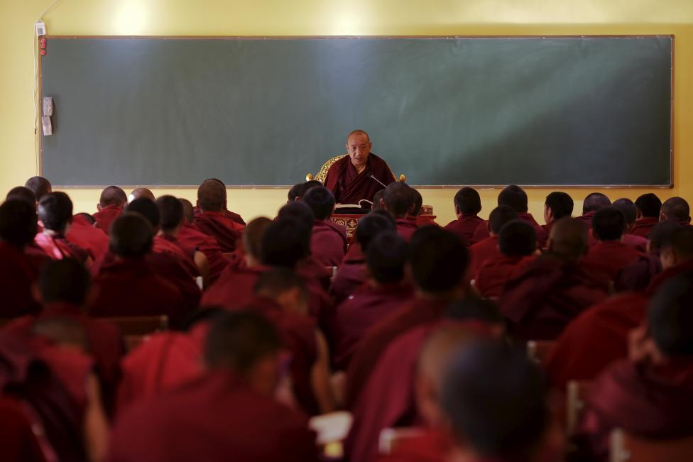 Тибетские буддистские монахи