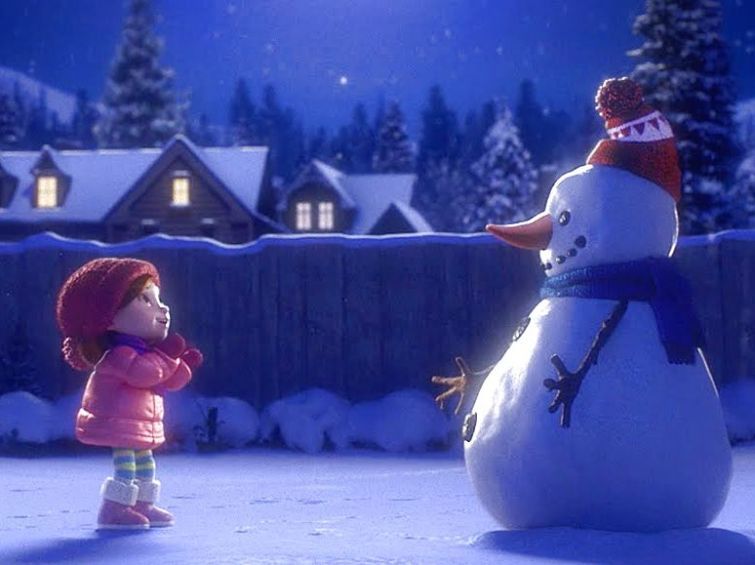 Лили и снеговик - трогательный новогодний мультфильм о настоящей дружбе
