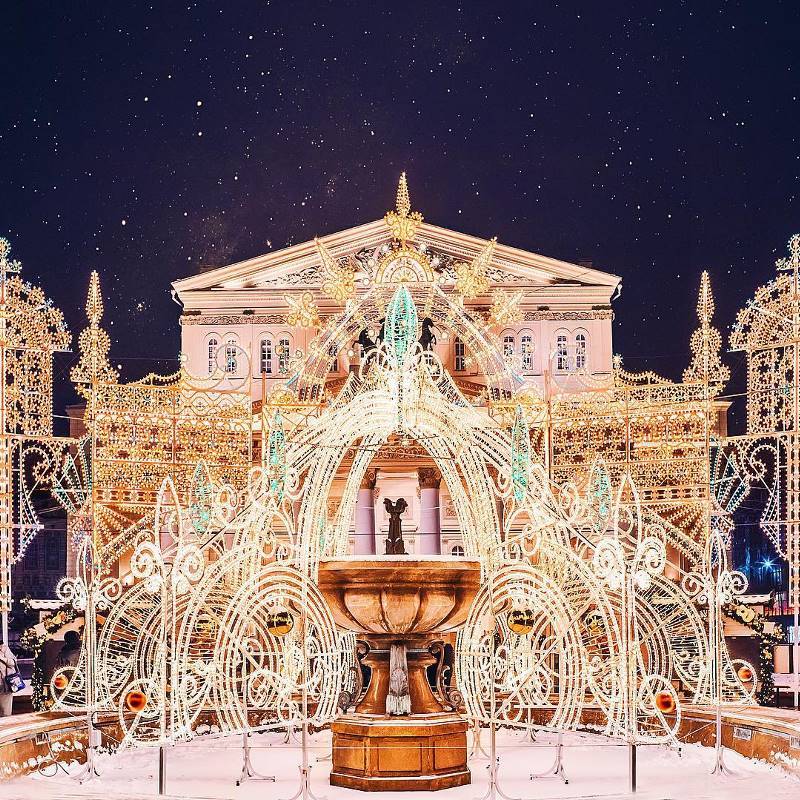 Сказочная новогодняя Москва в фотографиях Кристины Макеевой 