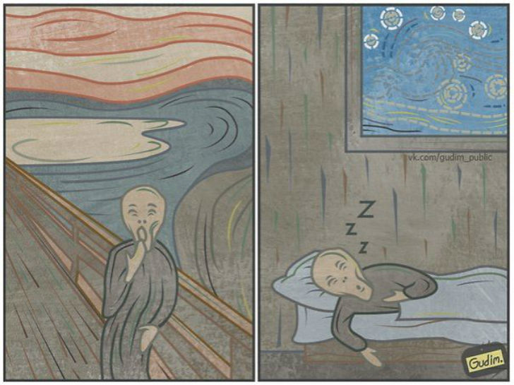 Иллюстрации московского художника, полные сарказма и иронии