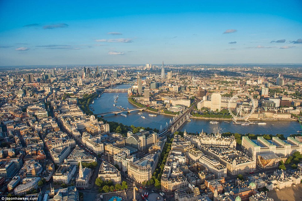 Невероятные аэрофотографии Лондона, от которых захватывает дух 