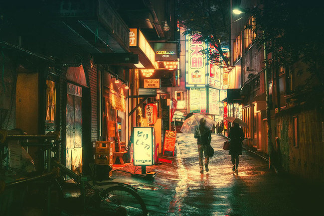 Великолепные фотографии ночного Токио 