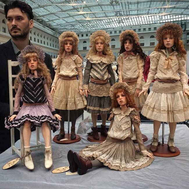 Куклы с потрясающе реалистичными лицами от Михаила Зайкова 