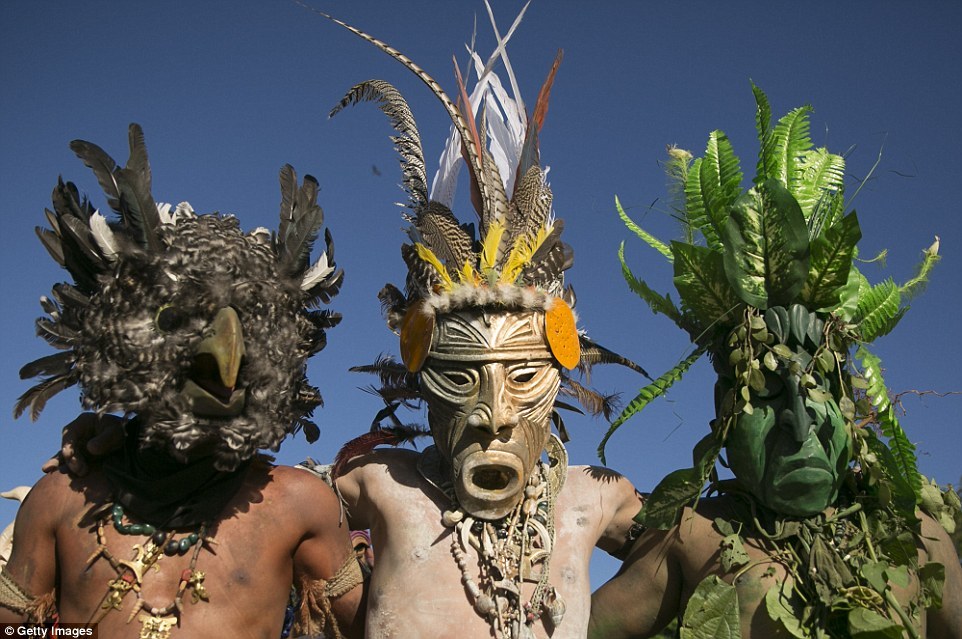Маски индейцев Коста-Рики