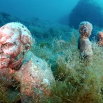 Подводный музей «Аллея вождей» на мысе Тарханкут в Крыму