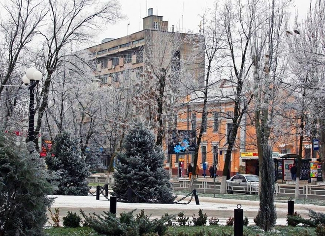 Волшебная зима в городах Украины